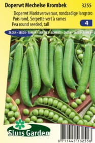 Pea Round seeded Mechelse Krombek (140 cm)