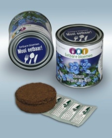 Canned edible flower Chinese Forget-me-not
