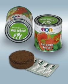 Canned edible flower Nasturtium