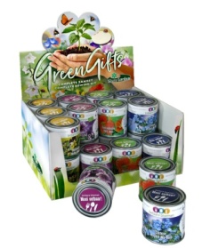 Showbox edible flowers in a tin 24x